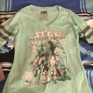 Mint green Star Wars Jersey.